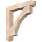 Ekena Millwork Westlake Arts and Crafts Smooth Bracket w/ Offset Brace, Douglas Fir, 7 1/2"W x 42"D x 42"H BKT0806X42X42WTL03SDF - alternate 1